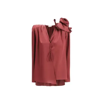 Magda Butrym V Neck Flower Blouse