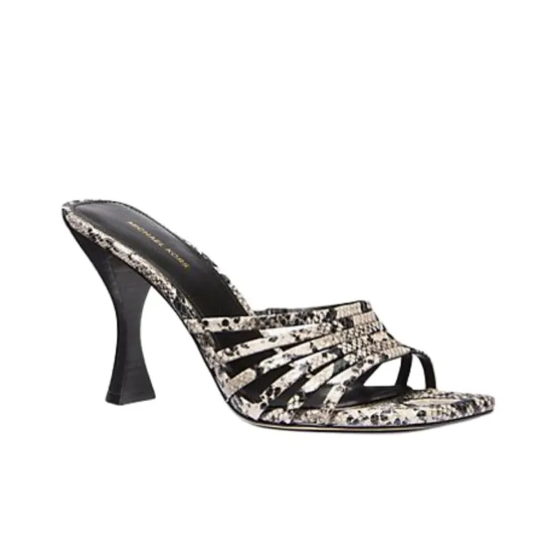 MICHAEL KORS Slide Slippers 9cm Women's Beige-2