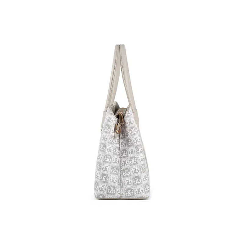 Vigno Synthetic Leather Shoulder Bag, Crossbody Bag, Handbag Women's Silver Gray-2