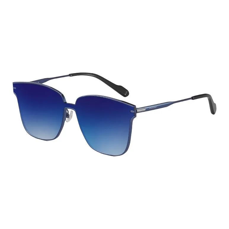 MUJOSH Plate And Metal Irregular Shape Sun Protection Sun Protection UV Protection Sunglass Unisex Multicolor-4