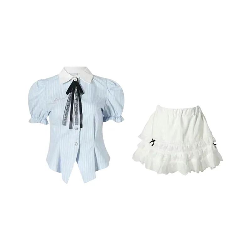 POPO.INFO Two Piece Skirt Sets Women's-0