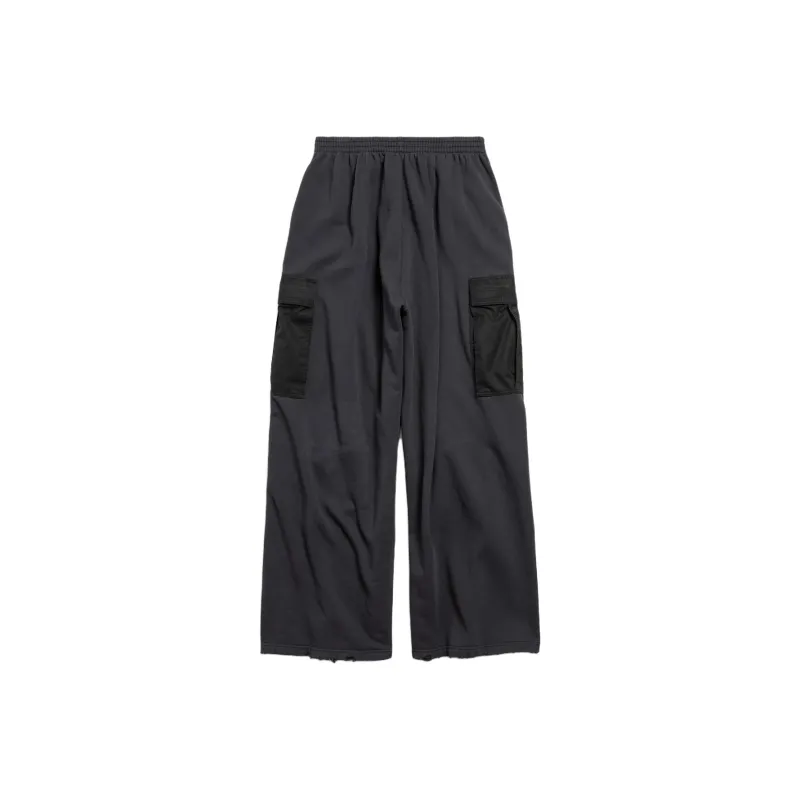 Balenciaga Cargo Pants Loose Fit Men's Black-1