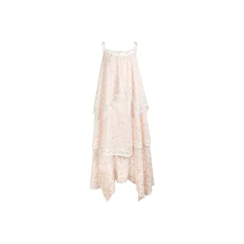 NTOT Slip Dress Women's Yellow Pink