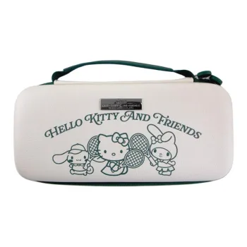 Sanrio Sonix X Nintendo Switch Collaboration PU Travel Storage Bag Women's Milk White