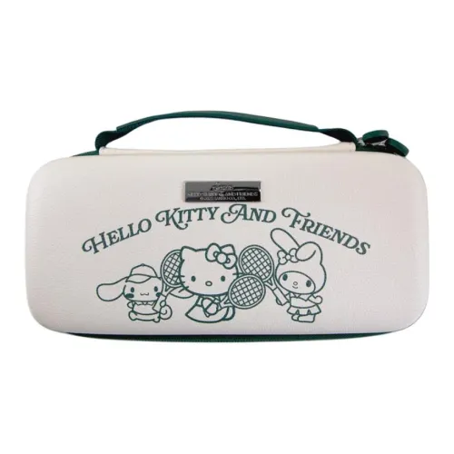 Sanrio Sonix X Nintendo Switch Collaboration PU Travel Storage Bag Women's Milk White