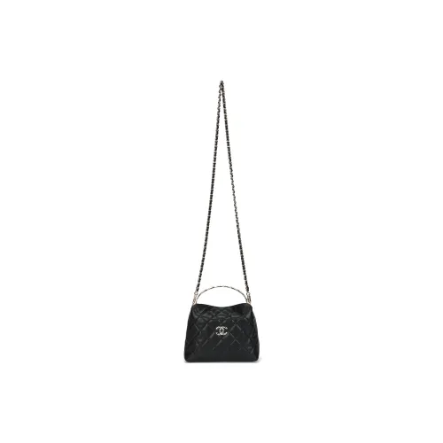 CHANEL Chain One Shoulder Handbag Women's Black