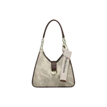 H YXIANG Microfiber Synthetic Leather Shoulder Bag Women's Green