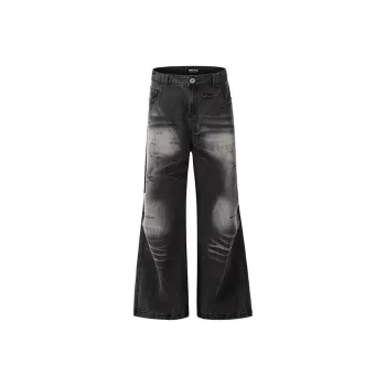 HKRXEC Jeans Men Black