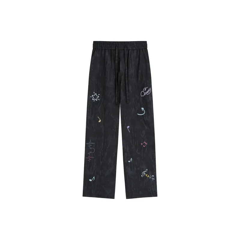Qnxeey Casual Pants Unisex-0