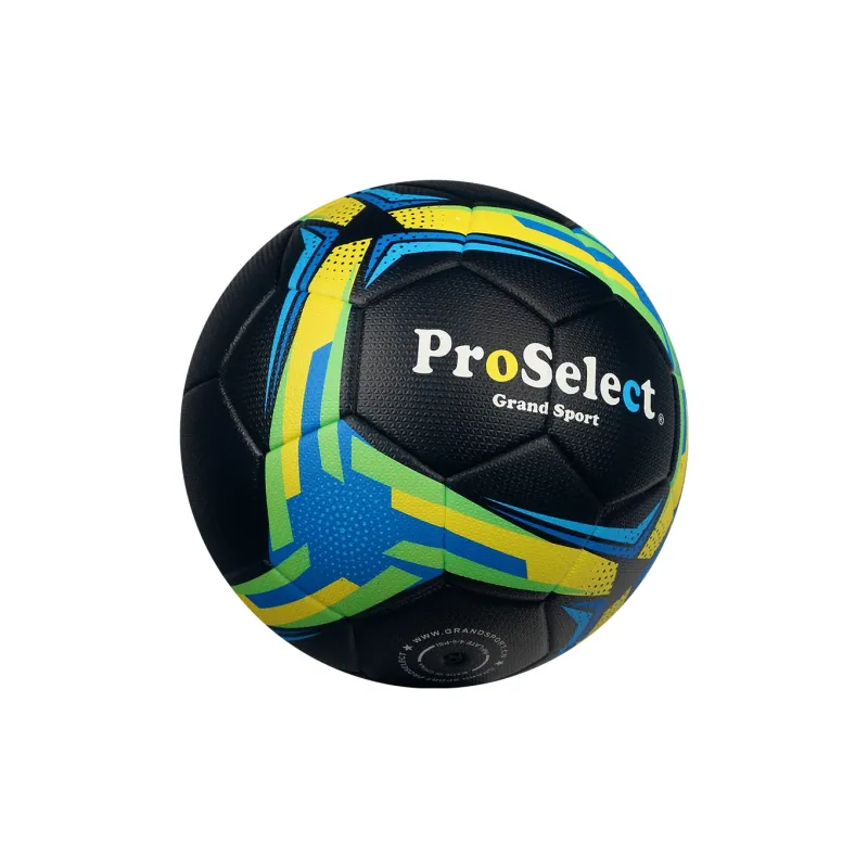 ProSelect Size 5 Soccer PU Seamless Thermal bonding Unisex Black-1