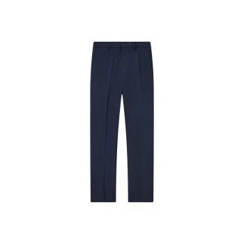 Jiumuwang men's pants expert Convenience Suit Pants Suit Trousers Men Navy Blue+Fitted Version