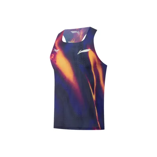 LiNing Dragon Sparrow Tank Top Men's Blue Yellow