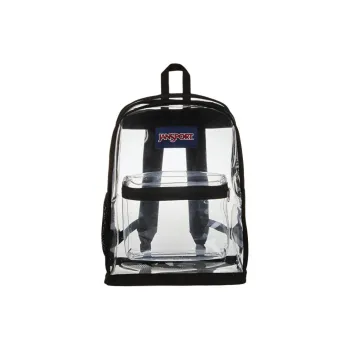 JanSport Recycled Materials Backpack Unisex Transparent & Black