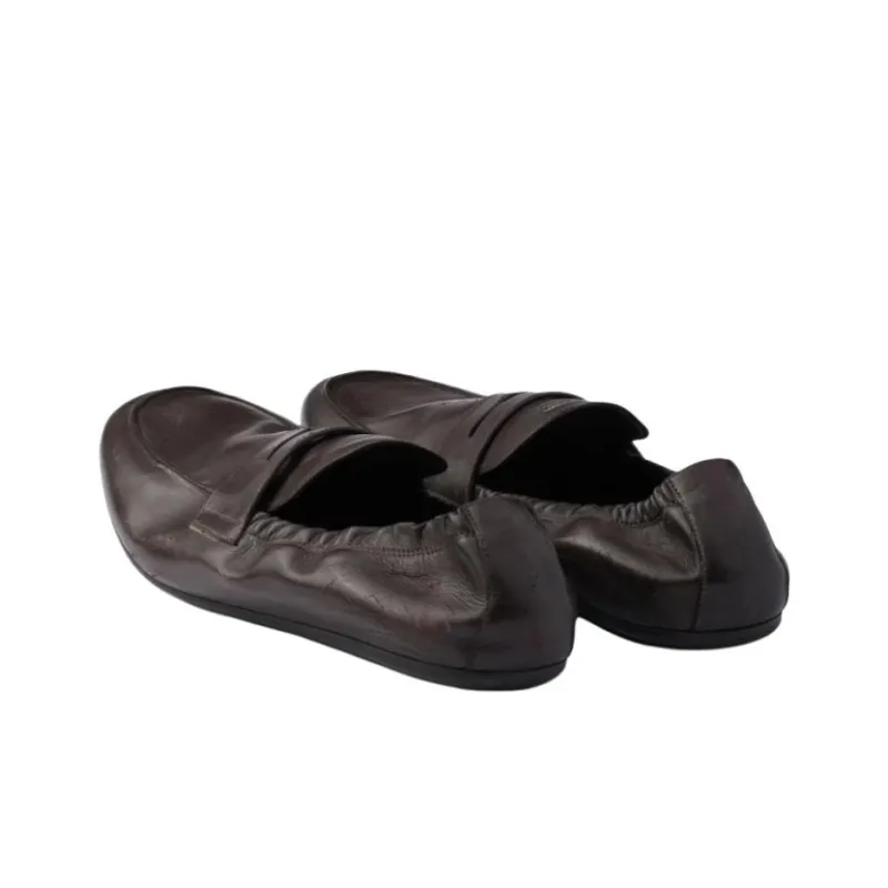 PRADA Shuffle Casual Shoes Men's Brown-3