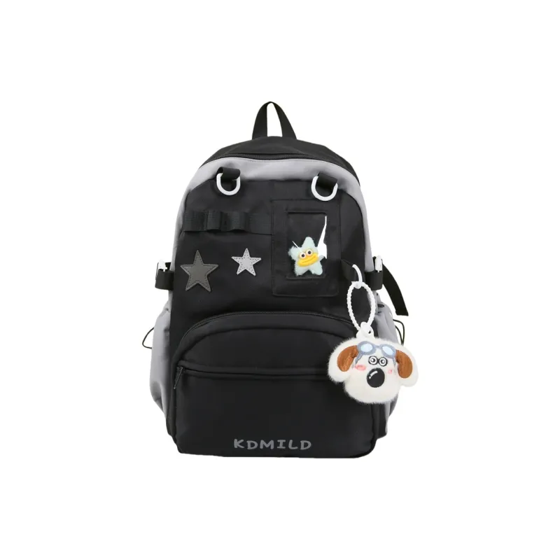 GOBLIN SHARKS 1759 Nylon+PVC Backpack Unisex Multicolor-6