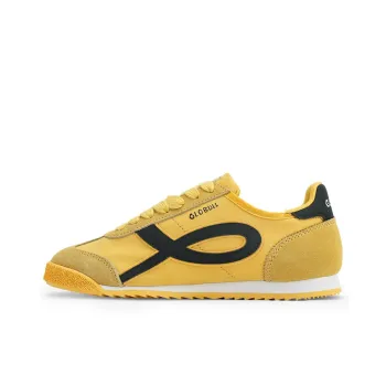 GLO BULL Slip Resistant, Abrasion Resistant, Lightweight Low Top Casual Shoes Unisex Yellow Black