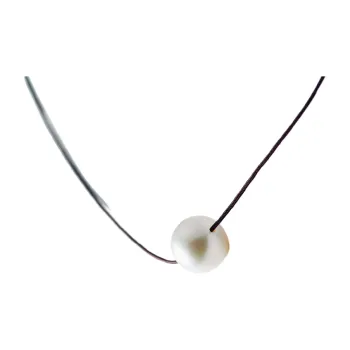 Sophie Buhai Satin Cotton Necklaces Women's Black