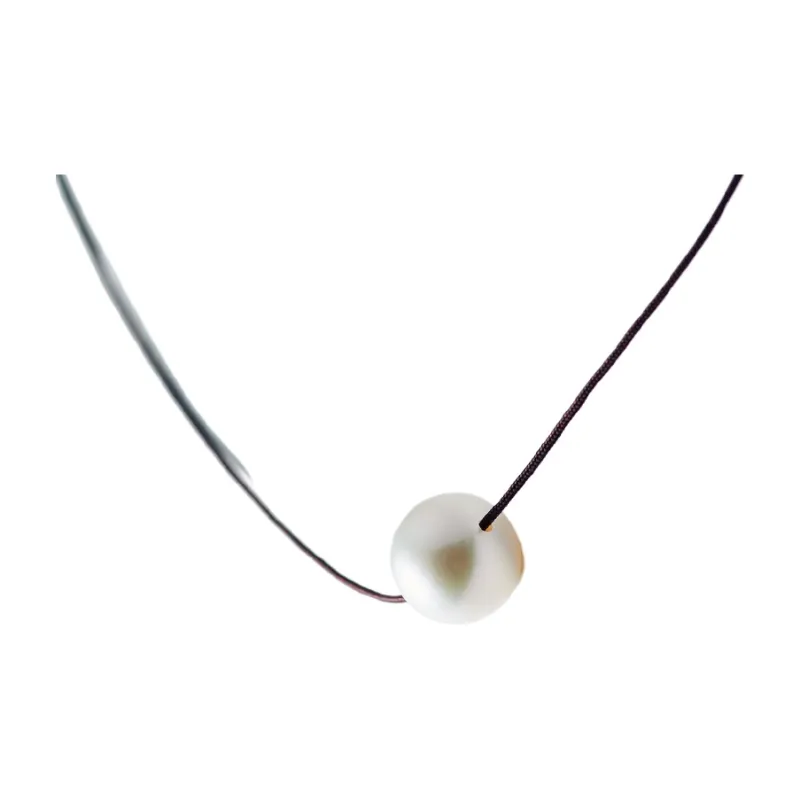 Sophie Buhai Satin Cotton Necklaces Women's Black-0