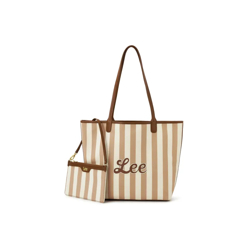 Lee PU+Canvas One Shoulder Handbag Tote Regular Women's Multicolor-6