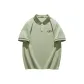 [Cotton-Like Quick-Dry]Gray Pea Green (Mb Brave Fearless Chest Logo)