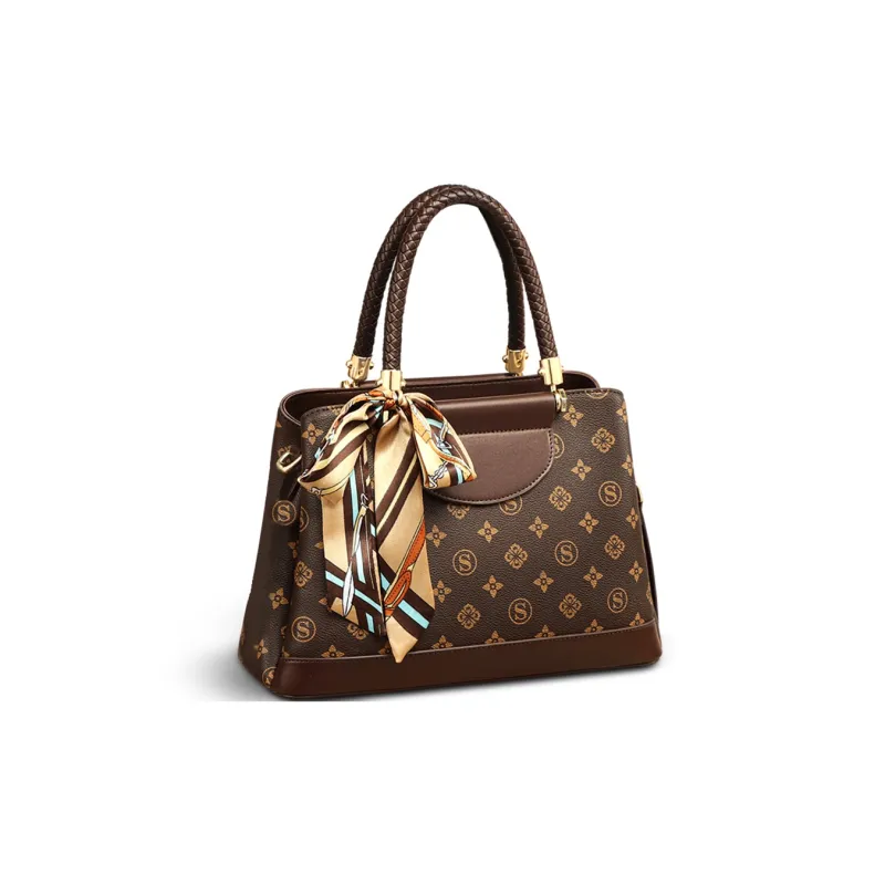 COMELY Synthetic Leather Shoulder Bag, Crossbody Bag, Handbag Regular Women's Coffee-4