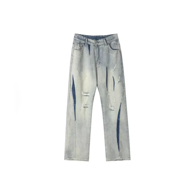 HKRXEC Jeans Men Yellow Mud-0