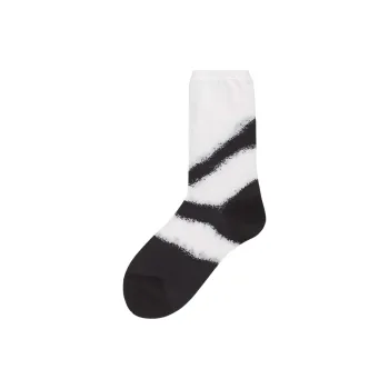 ISSEY MIYAKE Mid Calf Socks Women's Black White