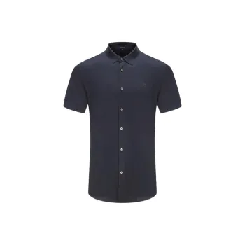 DIDIBOY T Shirts Men Navy Blue