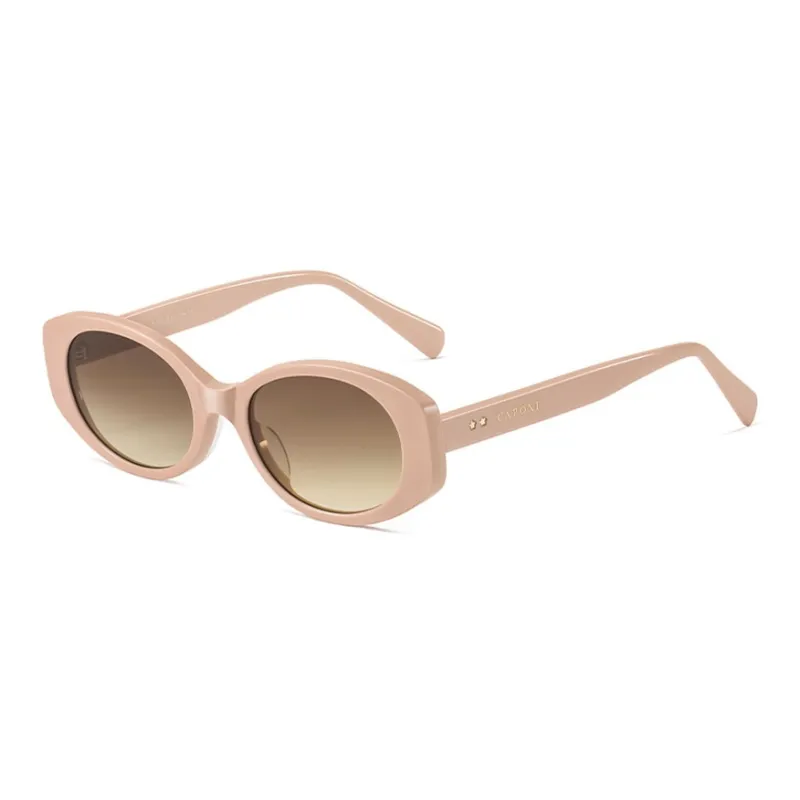 CAPONI Plate Frame Cat Eye Sunglasses Unisex-0