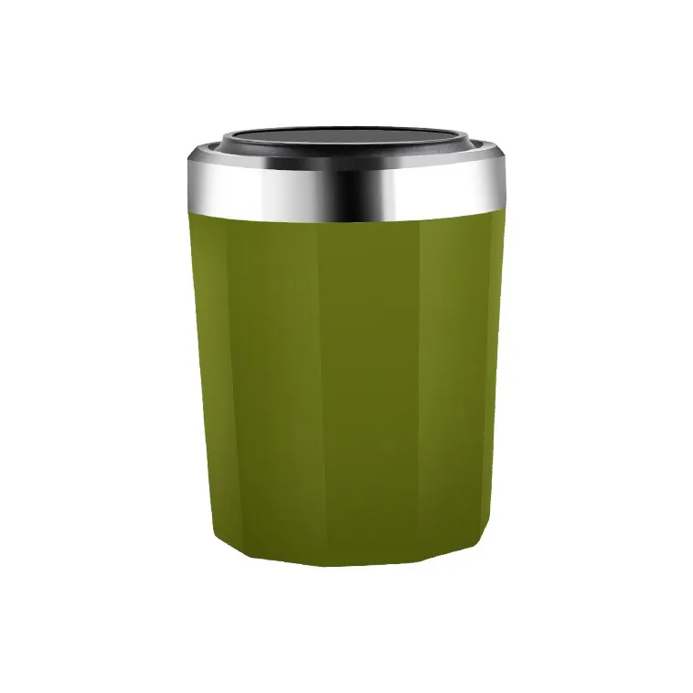 JIANYUJIAFANG Minimalist Modern LED Lighted Metal Liner With Light, Press to Open, Automatic Pop Up-4