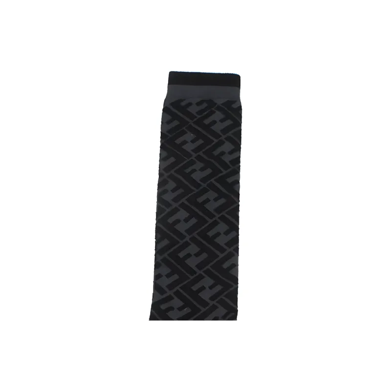 FENDI Knee High Socks Men's 1 Pack Black-3