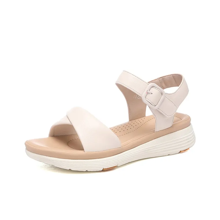 Golden Silk Rabbit One Strap Sandals Women's-0