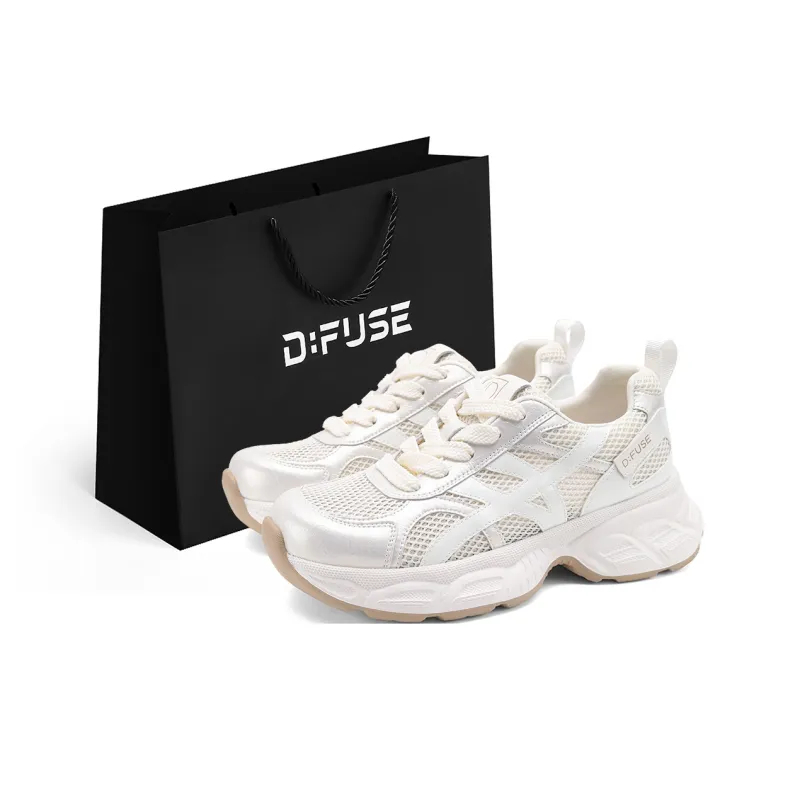 D FUSE SCANDINAVIA Abrasion Resistant Height Increasing Low Top Chunky Sneakers Women's-0