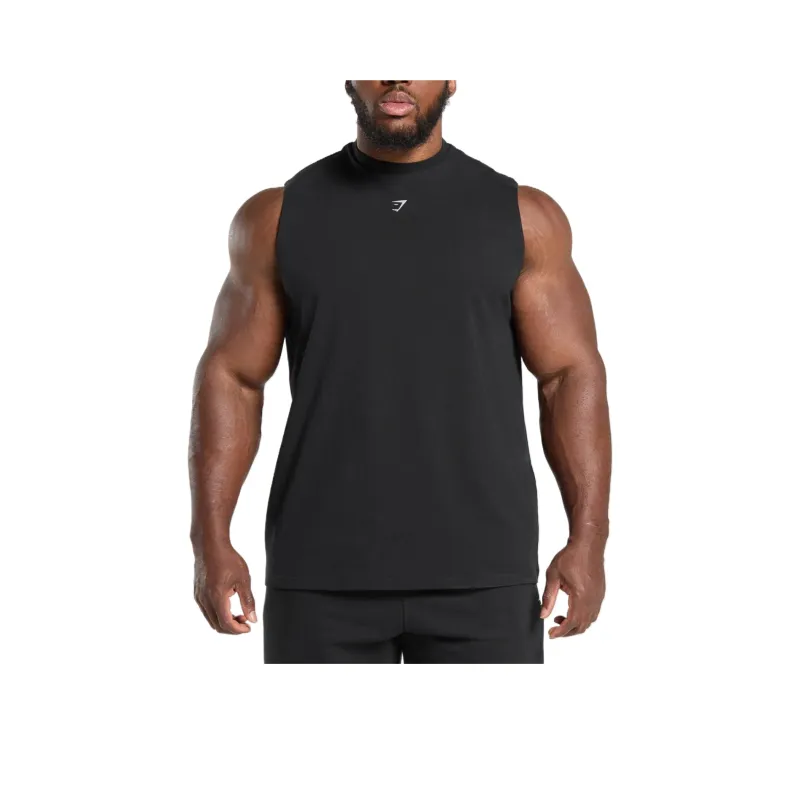 GYMSHARK Tank Tops Men Black-0