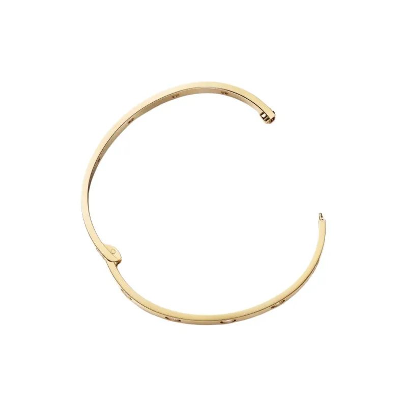 CARTIER Diamond Bangles Women's Black-2