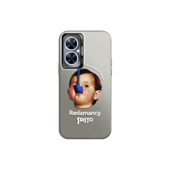 YICAIJIA Matte Material Biting Spoon Little Boy Y Phone Cases Compatibility With MVMOM 20/30 Trendy And Cool