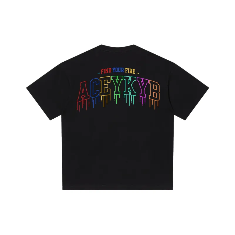 YK&YB T Shirts Unisex Black-1