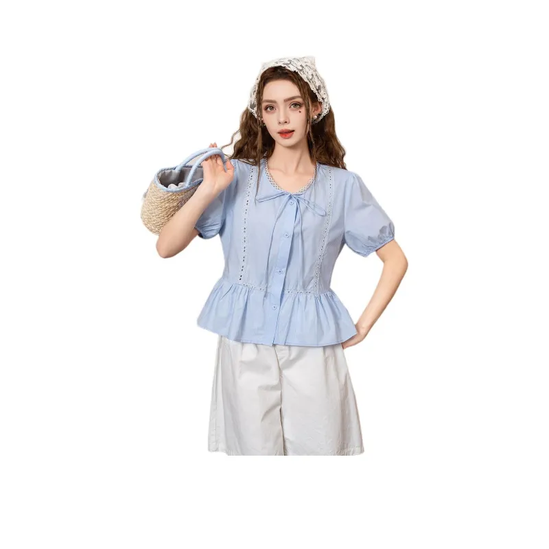 FAWENXIANGZI Summer Shirt Women's-12