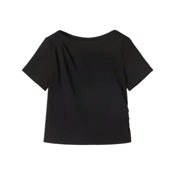 XIANGYING Set in Sleeve T Shirt Women's