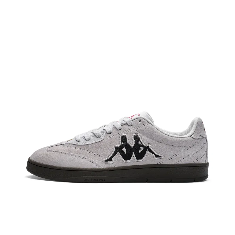 Kappa Tifo Anti Slip Wear Resistant Low Top Skateboard Shoes Unisex Gray Black-0