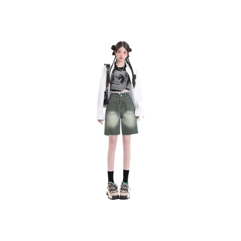 The New Age Family Denim Shorts Women's-0