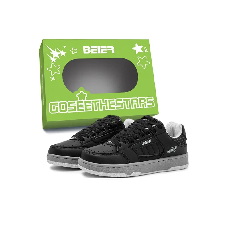 BEIER Low Top Skateboard Shoes Unisex-12