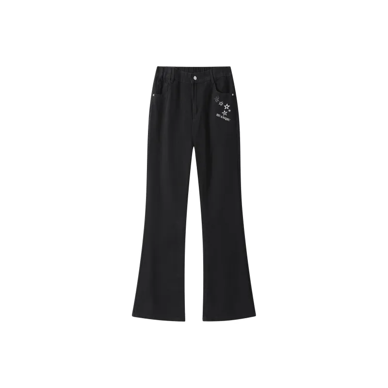 HUANQIU Jeans Unisex-4