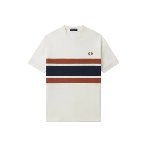 FRED PERRY T Shirts Men White IVX