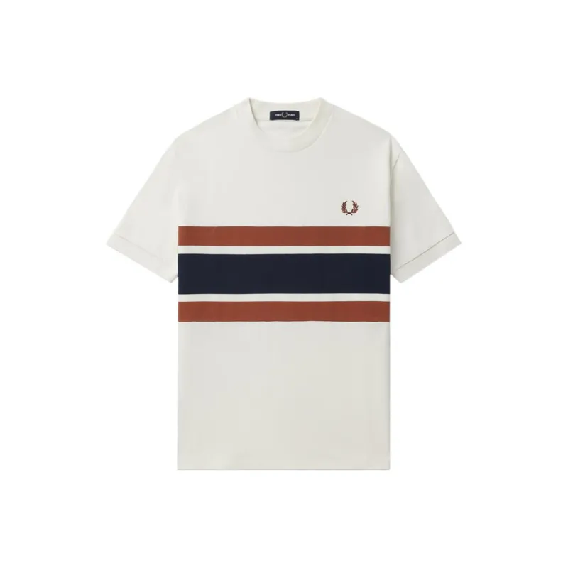 FRED PERRY T Shirts Men White IVX-0