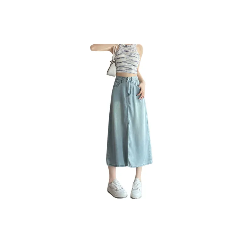 ORIGIN Denim Long Skirt Women's-0
