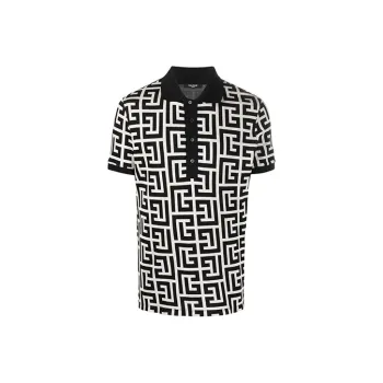 BALMAIN Polo Shirts Men Black