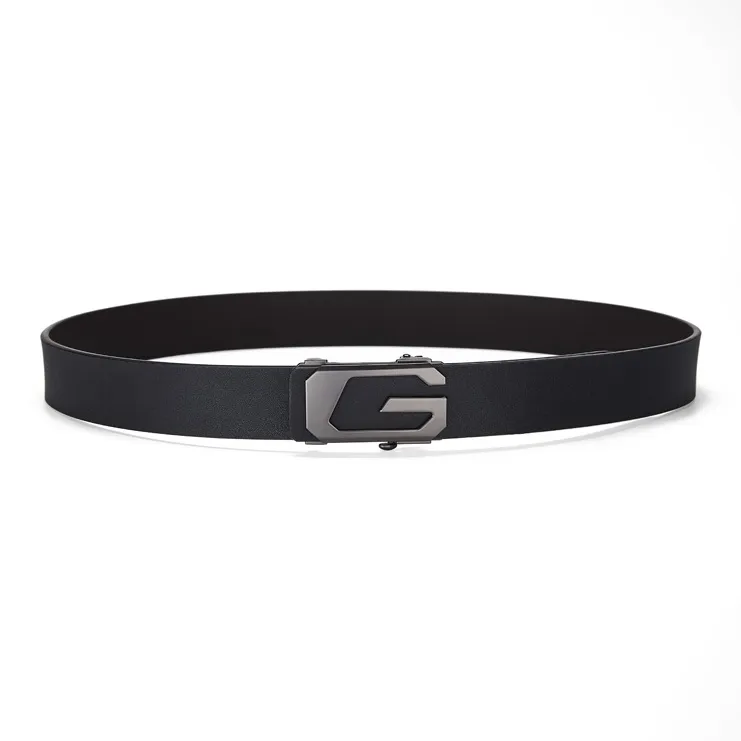 Jeccieziio Cow Split Leather Belts Men's Gunmetal Width 3.4cm, Writing A Greeting Card, Printing Photos-3