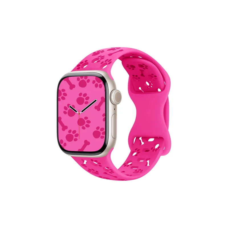 KVZUVUU Apple Compatibility Watch Band Silicone Material-6
