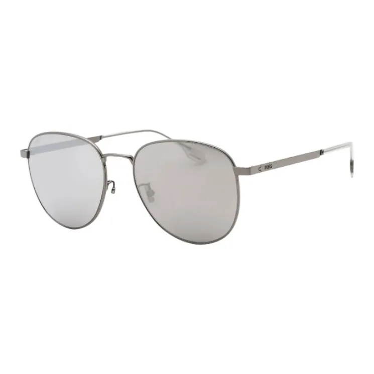 HUGO BOSS Subject To Official Website Irregular Shape Sunglasses Men's Gray-0
